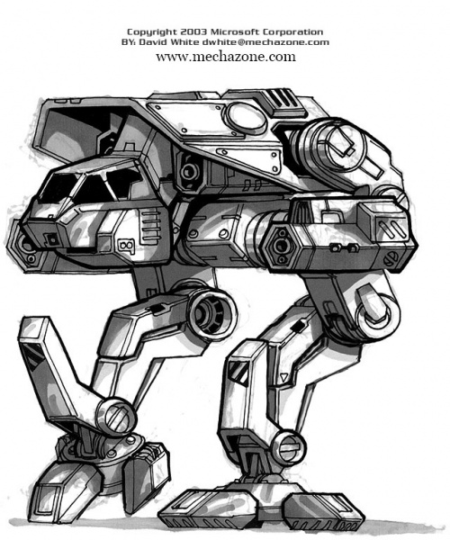 File:MechWarrior 4 Puma front view by Mecha Master.jpg